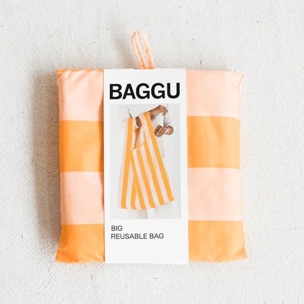 NWT Baby Baggu - Tangerine Wide Stripe - Picture 5 of 5